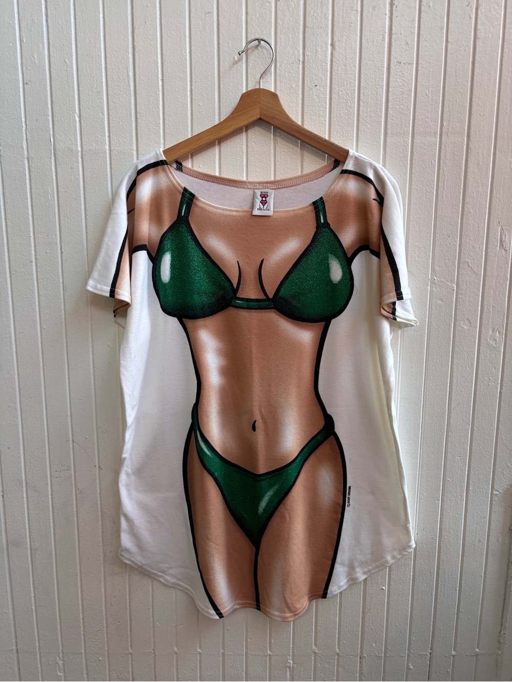Body Dreams green bikini graphic tee